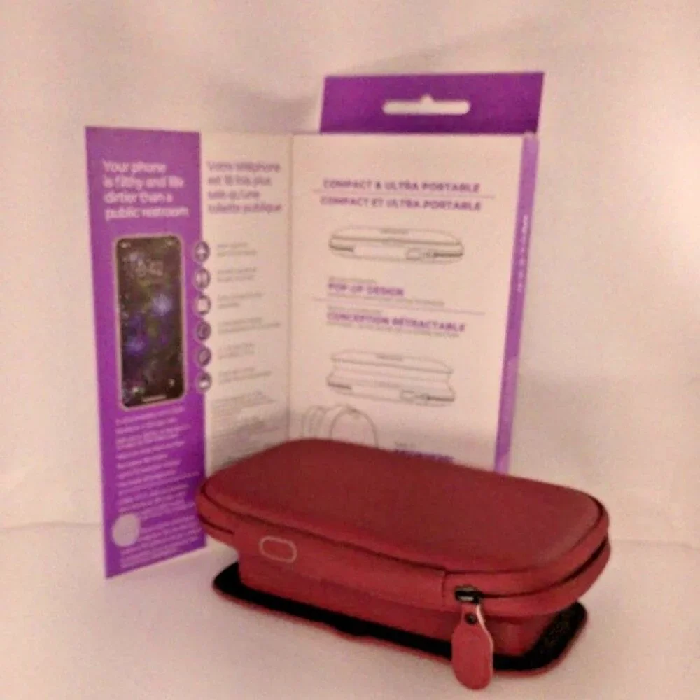 HOMEDICS Phone Sanitizer Adult OS White New‎ UV Clean Collapsible USB